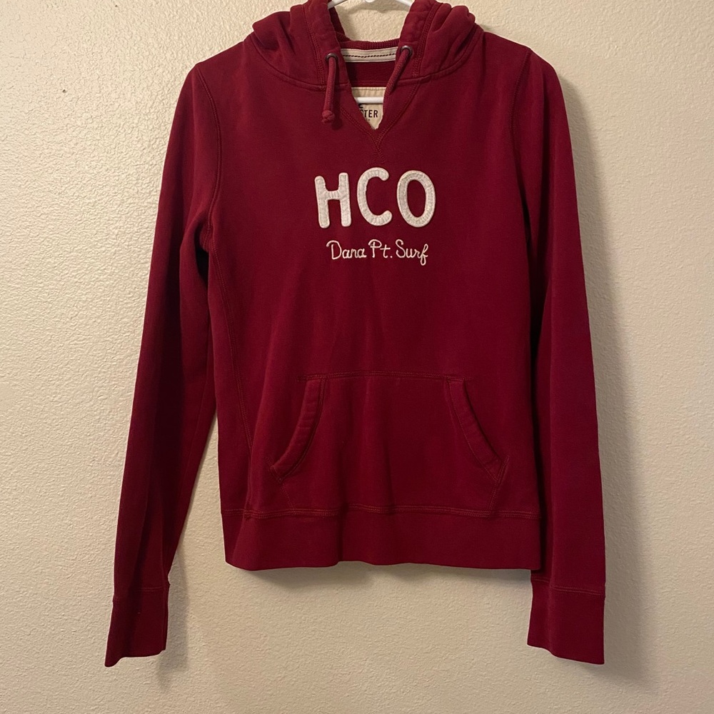 Maroon Hollister Hoodie